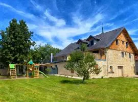 Gîte du petit ourson - Vue jardin -