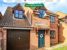 Detached House - Prime Location - Free Parking, Fast Wifi and Smart TVs with Sky TV and Netflix by Yoko Property, hotel en Milton Keynes
