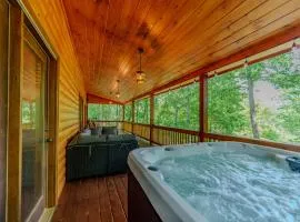Hot Tub and Fire Pit Secluded Blue Ridge Cabin!