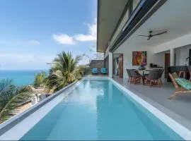 Villa Moana Panoramic Sunrise Ocean View 3BR Samui