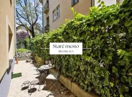 Stylish historical apartment + BACKYARD