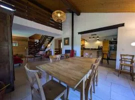 Chalet rénové 12 pers, 5 ch, parking, poêle, sud-ouest - FR-1-342-321