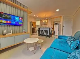 Apt Novo 1 min centro linda vista garagem elevador