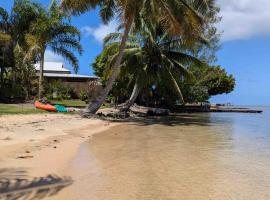 RAIATEA - The BEACH HOUSE - plage sur le lagon !, hotel v destinaci Tevaitoa