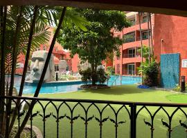 Sevenseas Condo Jomtien Pattaya, acomoda&ccedil;&atilde;o em condom&iacute;nio em Praia de Jomtien