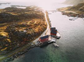 Villa Havgapet - Large Private Villa with HotTub Sea View Lofoten, hotel en Ballstad