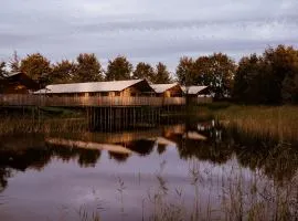 Luxe glamping tent