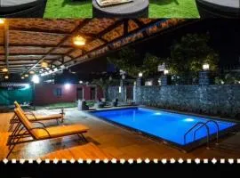 Lifeline Villas - Exclusive 2bhk Taraangan Farm With Huge Private Pool And Lawn Area