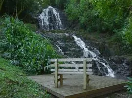 Refugio confortavel na Cabana Gold em Linha Nova RS