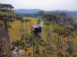 Vivenda das Araucárias 02 Microcasa Aconchegante lareira, banheira