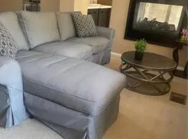 A master suite with own kitchenette and bath