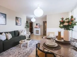 Appartement avec Rétroprojecteur, Babyboot avec belle vue et proche gare