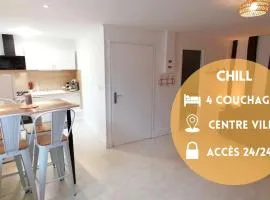 CHILL 4 pers Boîte à clé 24 sur 7 Netflix & Wifi