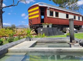 The Red Caboose Train Carriage, hotell i McGregor