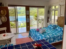 Charmant Bungalow bord de mer accès privé lagon