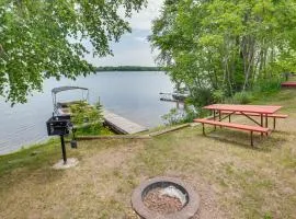 Pet-Friendly Wisconsin Cabin on Lake with Fire Pit!