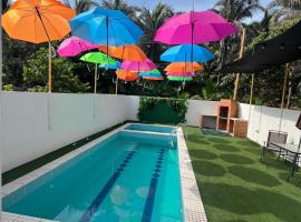 Cabaña salgar - la casa de la playa, hôtel à Puerto Salgar