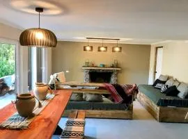 Gran casa orilla playa,12 personas,5 dormitorios
