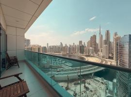 High Floor The Bay 16 floor by Khalifa & Canal Views, chalupa v Dubaji