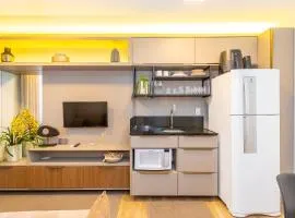 Apartamento de 1 Quarto com Vaga - BGD0202