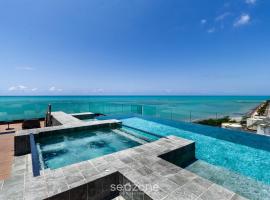 NWTs - Apartamentos con Vista Frontal al Mar en Macei&oacute;, hotel con tinas de hidromasaje en Macei&oacute;
