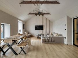 Panoramic Sea View Apartment, camera con cucina a The Mumbles