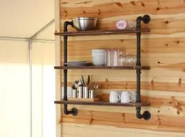 Glamping Tent #7 with AC Heat AC and Private Bath