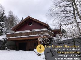LES CIMES BLANCHES CLEDICIHOME Chalet 10 pers SPA & Grand terrain 4 MINUTES DES PISTES, hotel v destinaci La Bresse
