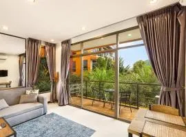 NaiHarn Beach Condo A301 - mountain and garden view