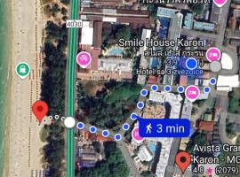 Smile house, hotel econ&ocirc;mico em Praia de Karon