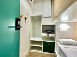 Quarto individual Vila Olimpia、サンパウロのホームステイ