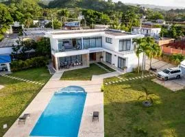 Villa Caribeña con Piscina para Grupos y Familias