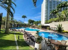 Flat Praia Barra VISTA MAR Resort Urbano Posto 4