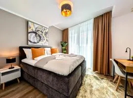 BohnApartments - Nordkap-SUITEN - gratis Parkplatz - moderner Neubau - Erdgeschoss - Fußbodenheizung