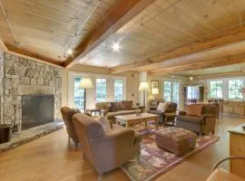 Stunning Warren Lakefront Home Deck, Grill, Sauna