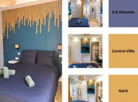 Le Jardin d'Amiens 2 pers 8 min Centre ville & Gare