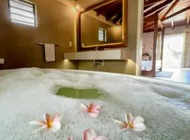 Lakaz Kannell - Cinnamon Room- Luxury Bedroom and Bathroom infinity pool