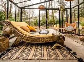 Boutique Bungalow 2 met sauna, hottub en boskas