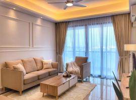 TheBess Hotel Tokyo is located adjacent to Singapore and offers a sea viewIt is a family business smart room with the sea view of Princess Bay富力公主湾, self catering accommodation in Johor Bahru