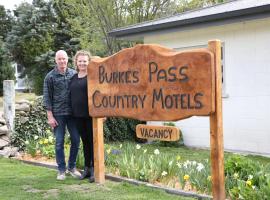 Burkes Pass Country Motels, hotel v destinaci Burkes Pass