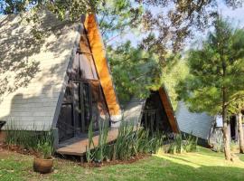 Caba&ntilde;as Siete Puntas, leirint&auml;alue kohteessa Mazamitla