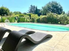 Rendez-vous avec les cigales - gîte 6 personnes 100m2 - piscine privée - Climatisation