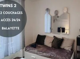 Twinsroom2 Wifi 2pers Accès 24sur7