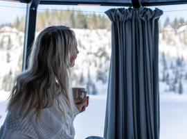 Lake Igloo Ukkohalla, hotel i Hyrynsalmi