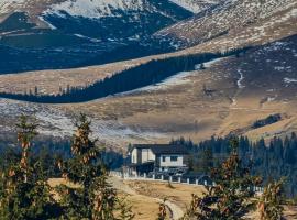 Alpine Blu - Horezu - Varful lui Roman - Sauna, Hot Tub & Gym, lodge a Horezu