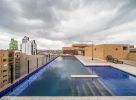 Hermoso apartamento con vista a la montaña en pleno centro de Chapinero