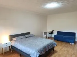Spacious Queen Room in Large Merrylands Home with Sofa Bed - M2