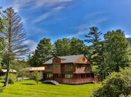 Stream-Side Atrium Home with Side Rooms & Pool Table