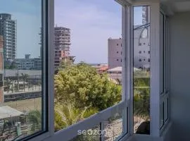 Apto Charmoso a 550m da Praia Perequê - RNE0301