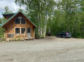 Talkeetna Log Cabin with Hot Tub Unit 1, hotel con hidromasaje en Talkeetna